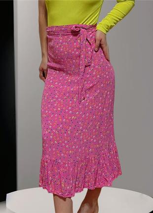 Меди юбка в цветочный принт river island3 фото