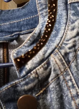 Новая джинсовая куртка пиджак френч размер 50-52-542 фото