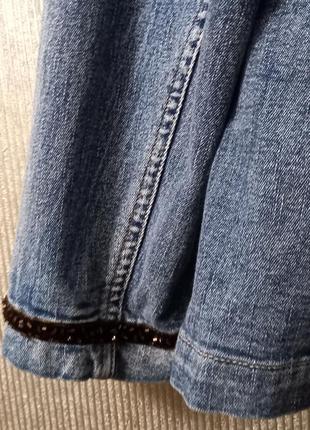 Новая джинсовая куртка пиджак френч размер 50-52-548 фото