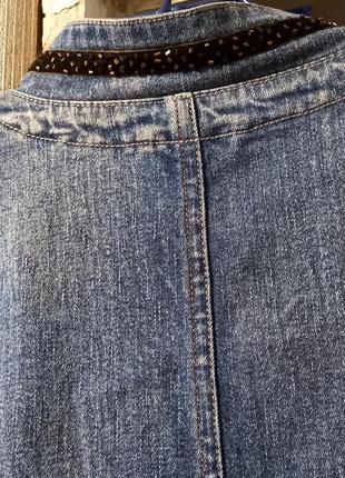 Новая джинсовая куртка пиджак френч размер 50-52-549 фото