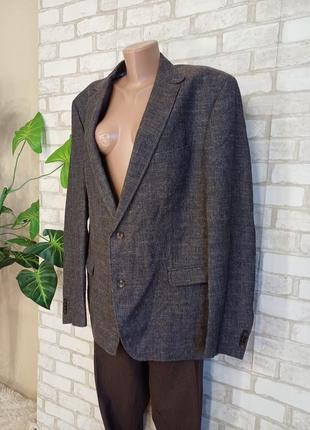 Новый мега качественный мужской пиджак/жакет на 46%шерсть 11% лен, размер 4-5хл4 фото