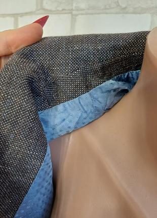 Новый мега качественный мужской пиджак/жакет на 46%шерсть 11% лен, размер 4-5хл6 фото