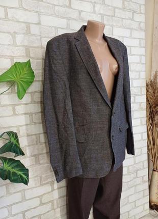 Новый мега качественный мужской пиджак/жакет на 46%шерсть 11% лен, размер 4-5хл3 фото