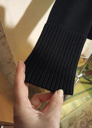 Натуральный-100% коттон,чёрный свитер с горлышком,большого размера,германия,esprit5 фото