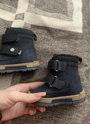 Детяческая обувь ботинки bartek кожаные зимние8 фото