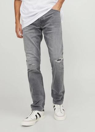 Мужские серые джинсы от jack &amp;jones1 фото