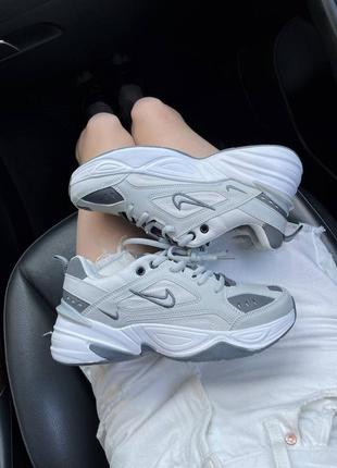 Кросівки nike m2k white/black1 фото