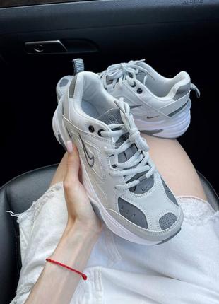 Кросівки nike m2k white/black2 фото