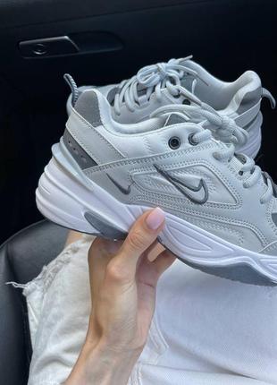 Кросівки nike m2k white/black6 фото