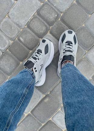 Кросівки nike m2k white/black5 фото