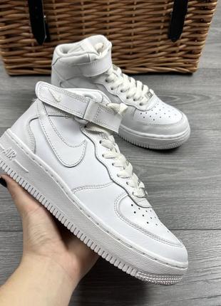 Женские оригинальные кроссовки nike air force 1 mid