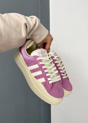 Женские кроссовки bad bunny x adidas campus purple1 фото