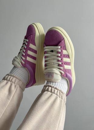 Женские кроссовки bad bunny x adidas campus purple6 фото