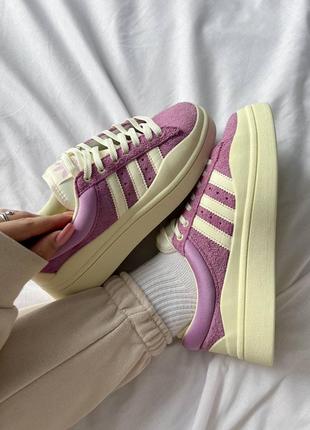 Женские кроссовки bad bunny x adidas campus purple9 фото