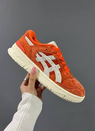 Кроссовки asics ex89 kith orange3 фото