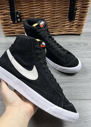 Женские оригинальные кроссовки nike blazer mid