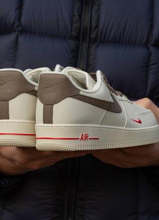 Зимние кроссовки nike air force 1 winter beige mocco4 фото