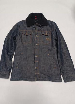Чоловіча джинсова куртка-шерпа cheap monday1 фото