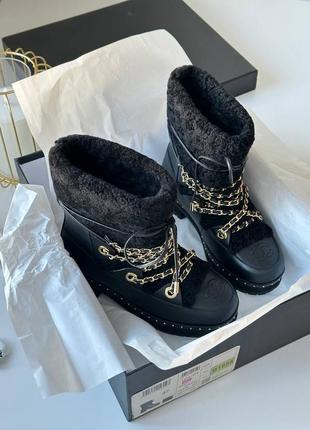 Шикарные люксовые брендовые ботинки ботинки в стиле chanel boots