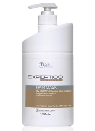 Відновлювальна маска tico professional expertico uv-keraplex, 1000 ml