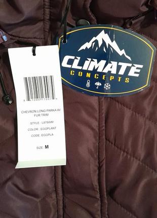 Нова куртка парка пальто climate concepts5 фото