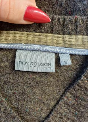 Новый мега теплый свитер/кофта на 70 % шерсти в темном цвете хаки, размер с-ка9 фото