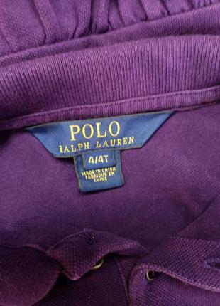 Сукня поло трикотажна з довгими рукавами polo ralph lauren 4/1047 фото