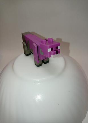 Фігурка окрашений кіт майнкрафт minecraft mattel