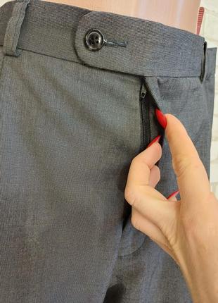Новий фірмові просторі стильні чоловічі штани/штани в сірому кольорі, розмір 4-5 хв8 фото
