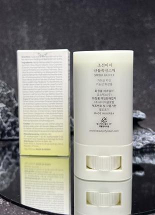 Матовый солнцезащитный сток beauty of joseon matte sun stick mugwort+camelia spf 50+ pa++++2 фото