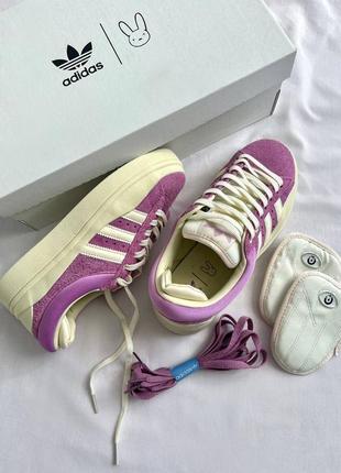 Кросівки bad bunny x adidas campus purple1 фото