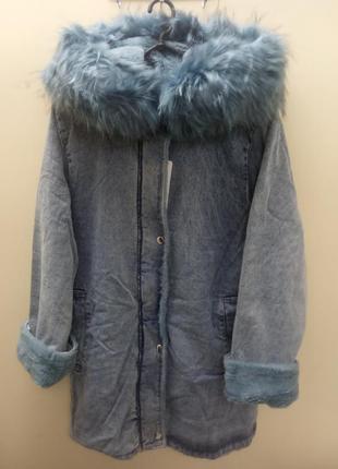 Куртка джинсовая зима. с-5225. размер: м. цена 1659 грн.