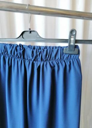 Легкі літні широкі довгі штани палаццо тканина софт розмір на бирці вказаний 44 талія гумка відмінн6 фото
