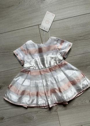 Нарядное платье на девочку ovs 3-6 мес/ 62 см1 фото