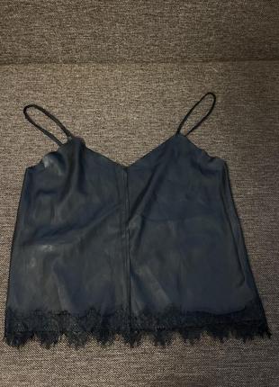 Майка из эко кожи