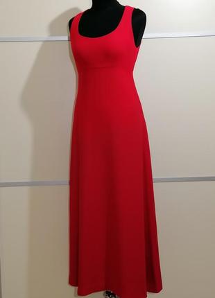Длинное красное платье довга червона сукня