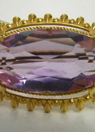 Брошь леденец бижутерия ссср клеймо мкп №1048