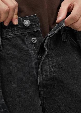 Чоловічі чорні джинси від бренду jack&jones4 фото