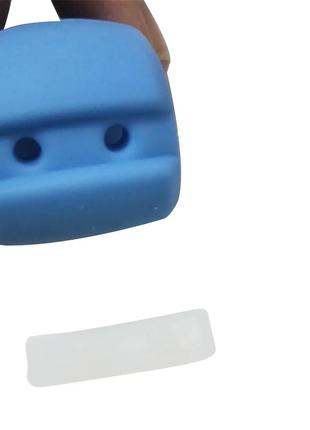 Тренажер для скул, челюсти эспандер для скул голубой 1 уровень (в коробке и со шнурком)