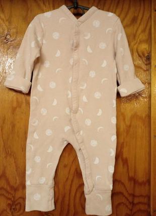 Комбинезон песочник, кигуруми трикотажный primark baby 6-9m/74