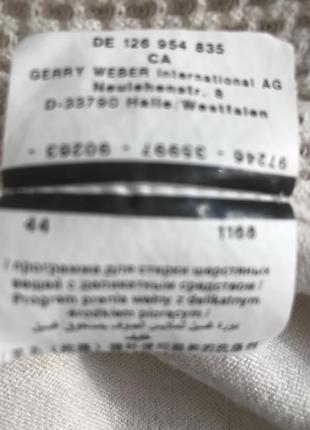 ✅gerry weber джемпер шерстяной германия р.xl/2xl2 фото