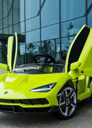 Дитячий електромобіль bambi lamborghini centenario m 4319 eblr (2 мотори по 45 w, mp3, usb, eva)