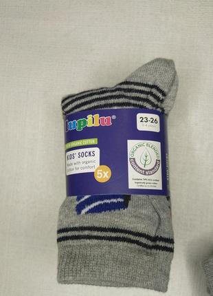 Комплект 5 пар дитячих шкарпеток на розмір 23-26/ 27-303 фото