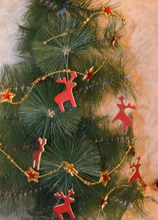 Подвески/ игрушки на елку, олене, дерево. рождественские/новые украшения5 фото
