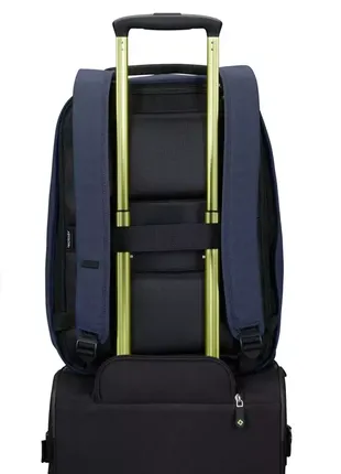 Рюкзак антиворий samsonite travel backpack 15.6" securipak blue9 фото