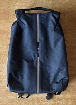 Рюкзак антизлодій samsonite travel backpack 15,6" securipak blue2 фото