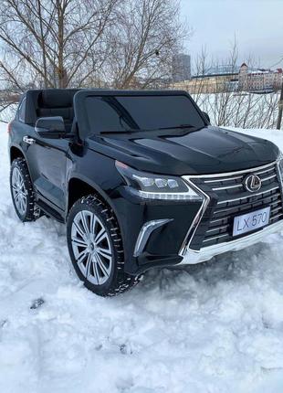 Детский электромобиль джип лексус bambi (m 3906eblr) lexus 570 полноприводный