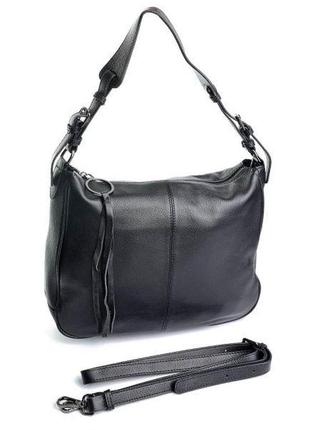 Женская кожаная сумка #ua02141 цвет чёрный