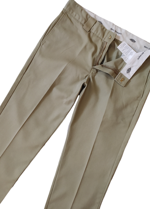 Брюки dickies slim straight work pant khaki (honduras) w334 фото