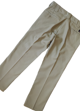 Брюки dickies slim straight work pant khaki (honduras) w337 фото